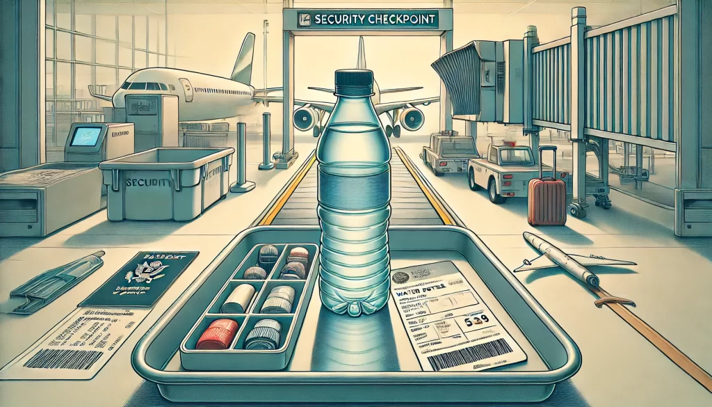 国内線で飲みかけのペットボトルを持ち込むには？