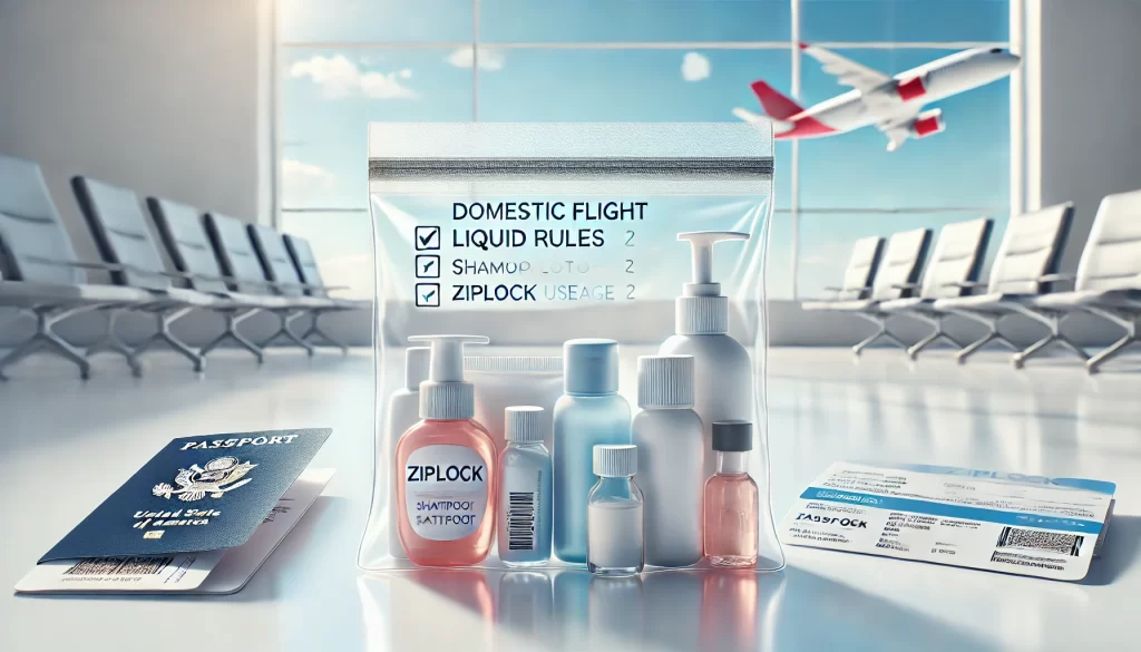 国内線の液体ルールとジップロック使用のポイント